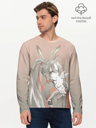 Мужской лонгслив базовый / Магистр дьявольского культа