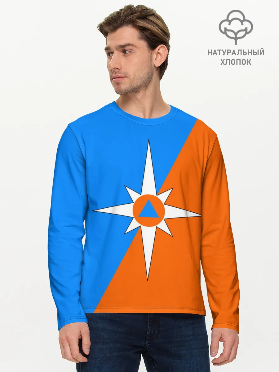 Мужской лонгслив базовый / МЧС России