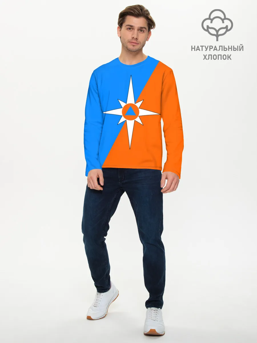 Мужской лонгслив базовый / МЧС России