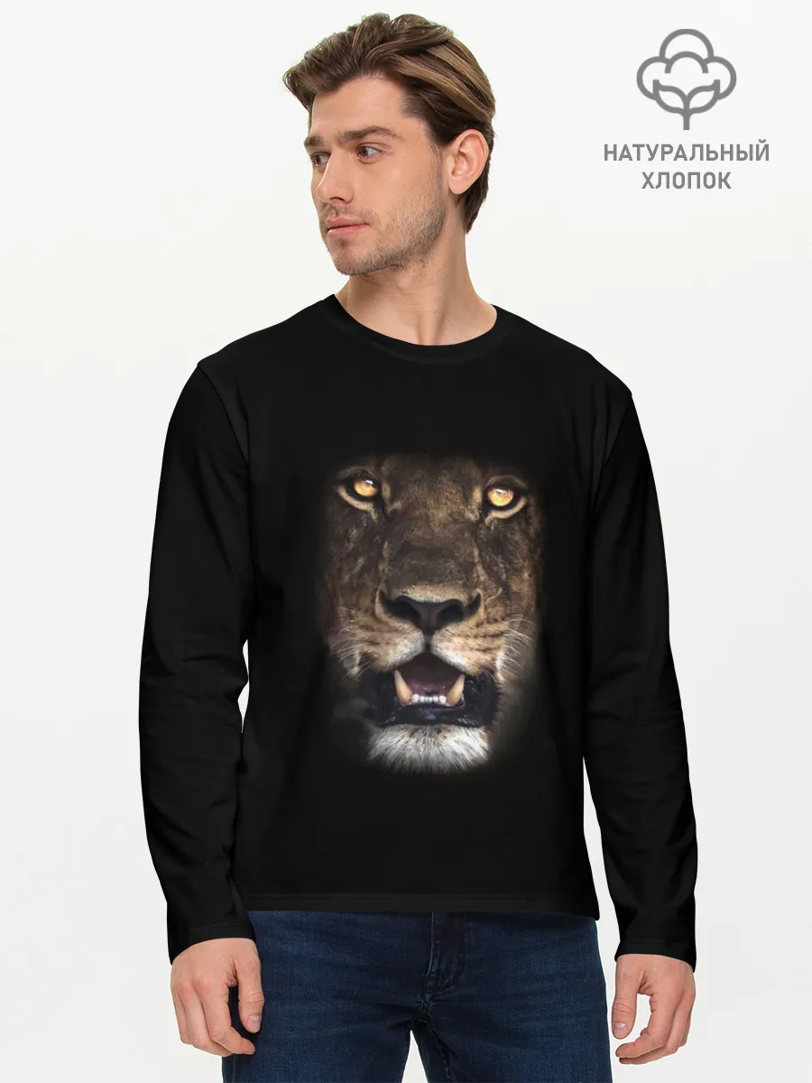 Мужской лонгслив базовый / Fangs