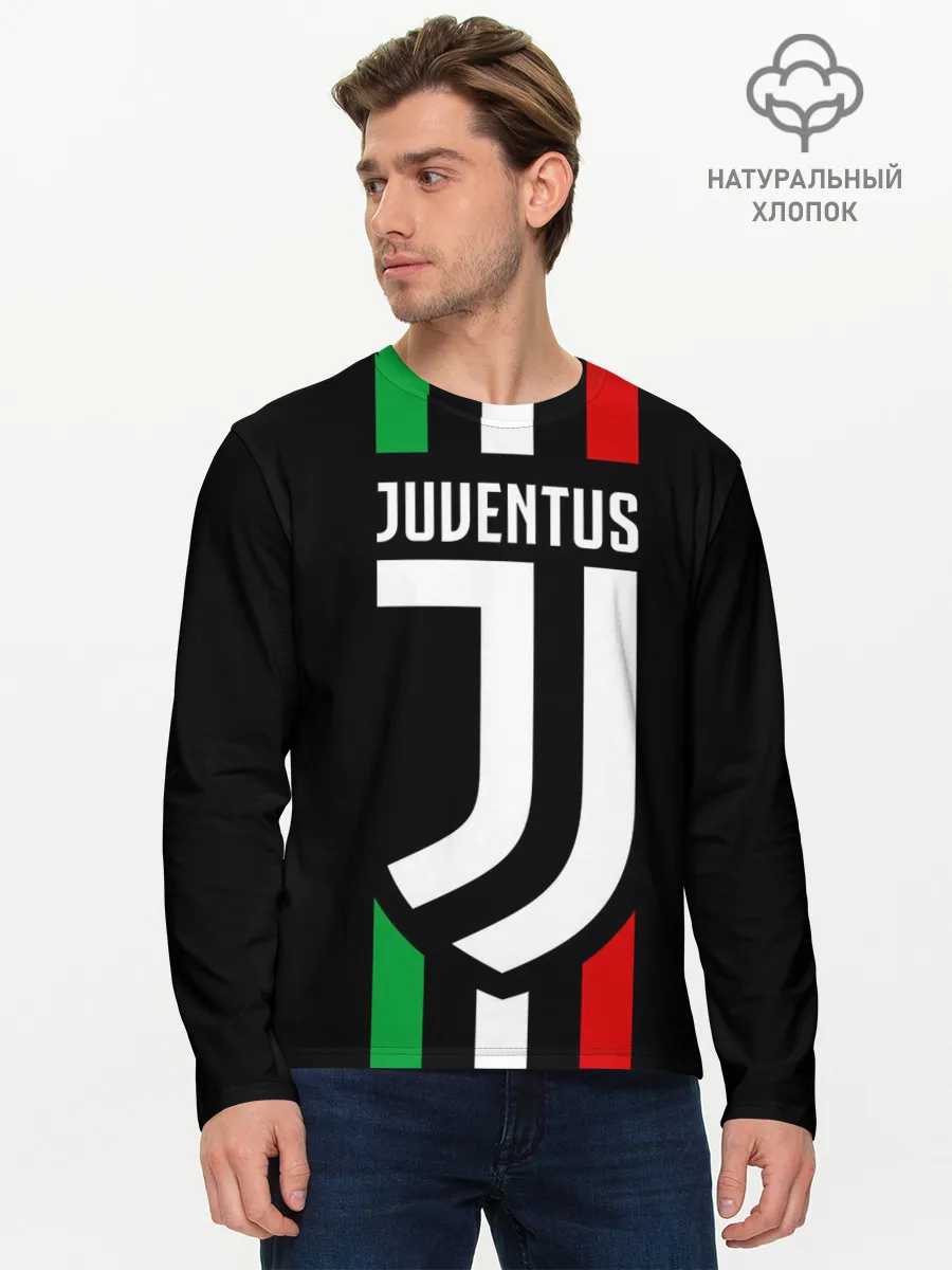 Мужской лонгслив базовый / JUVENTUS