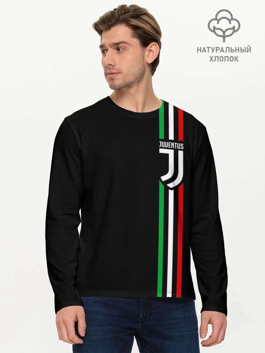 Мужской лонгслив базовый / JUVENTUS / ЮВЕНТУС