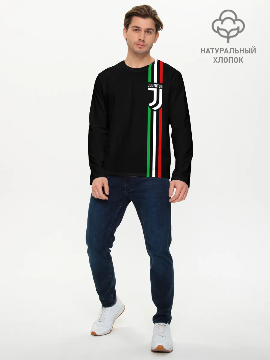 Мужской лонгслив базовый / JUVENTUS / ЮВЕНТУС