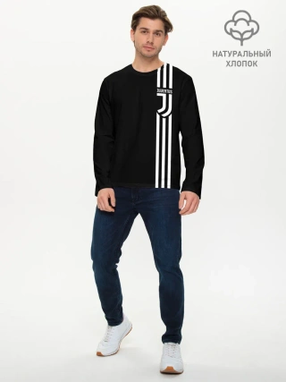 Мужской лонгслив базовый / JUVENTUS