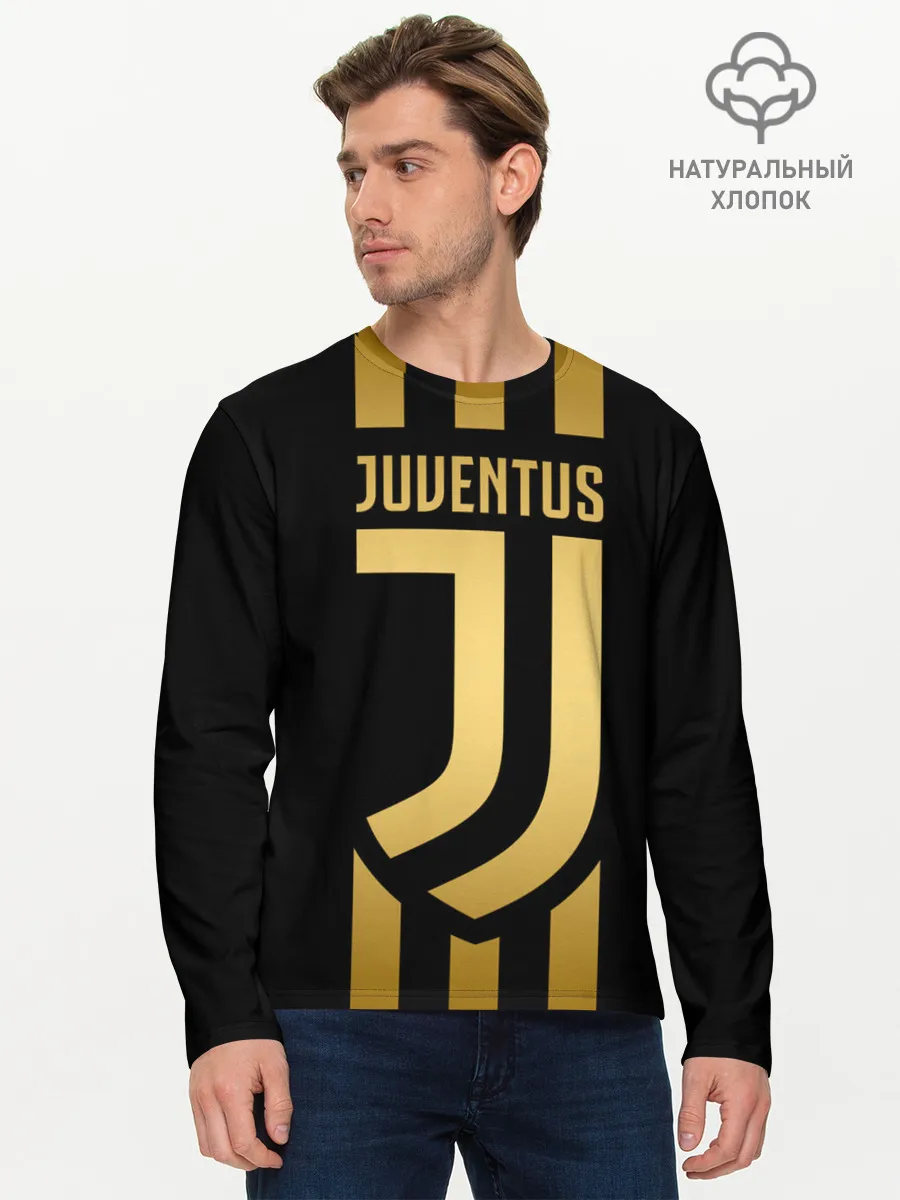 Мужской лонгслив базовый / JUVENTUS