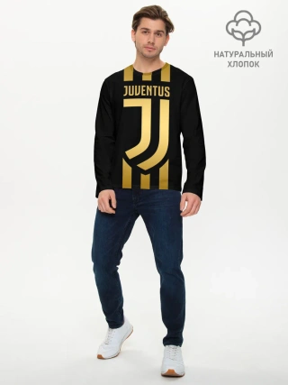 Мужской лонгслив базовый / JUVENTUS