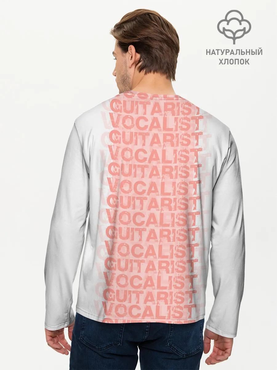 Мужской лонгслив базовый / Vocalist and Guitarist
