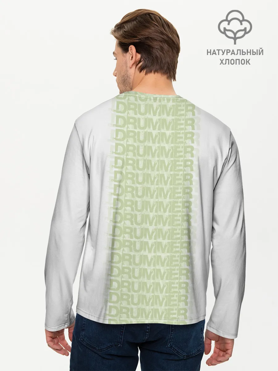 Мужской лонгслив базовый / Drummer