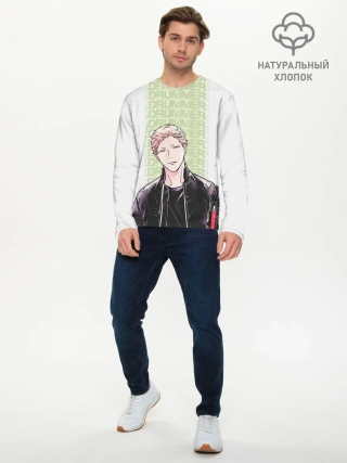 Мужской лонгслив базовый / Drummer