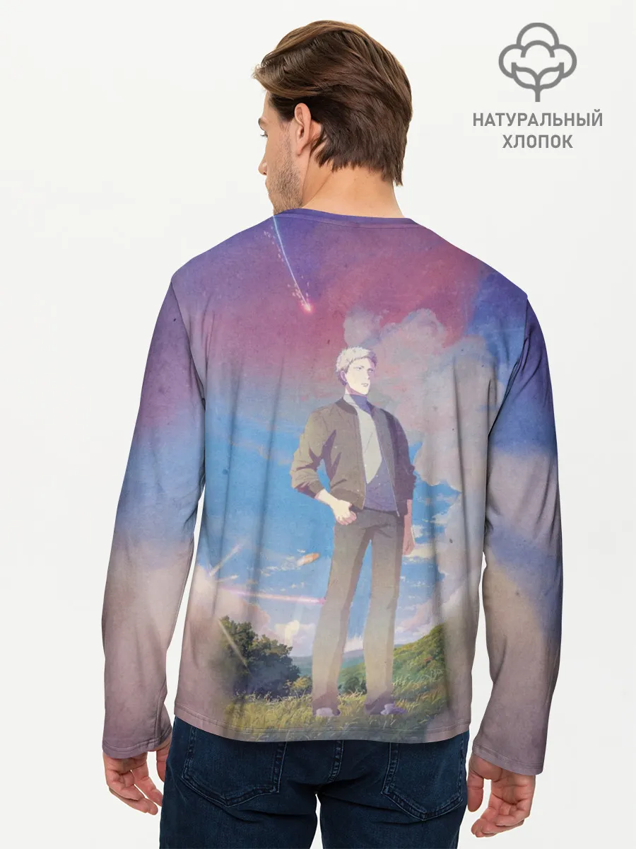 Мужской лонгслив базовый / Харуки и Акихико