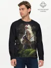 Мужской лонгслив базовый / Принцесса Мононоке