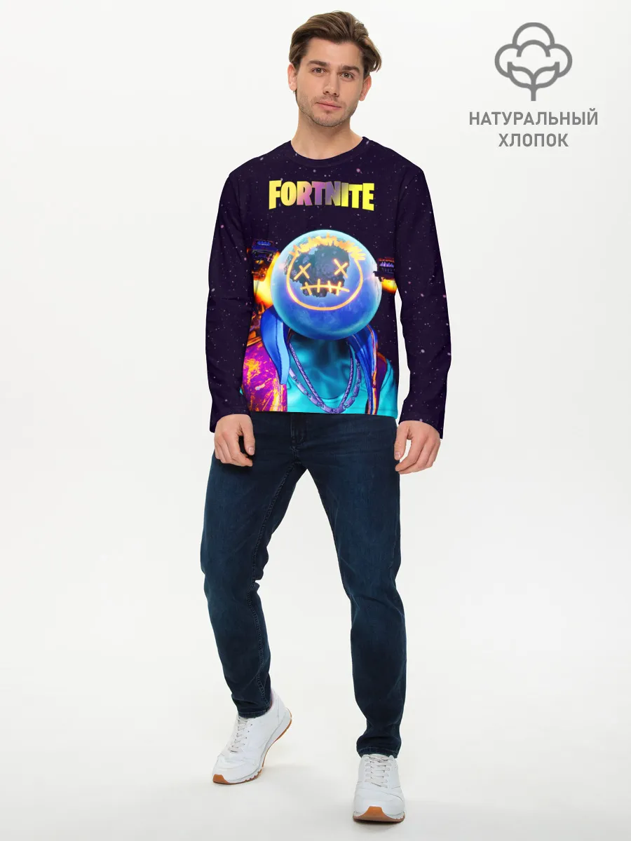 Мужской лонгслив базовый / Astro Jack Fortnite