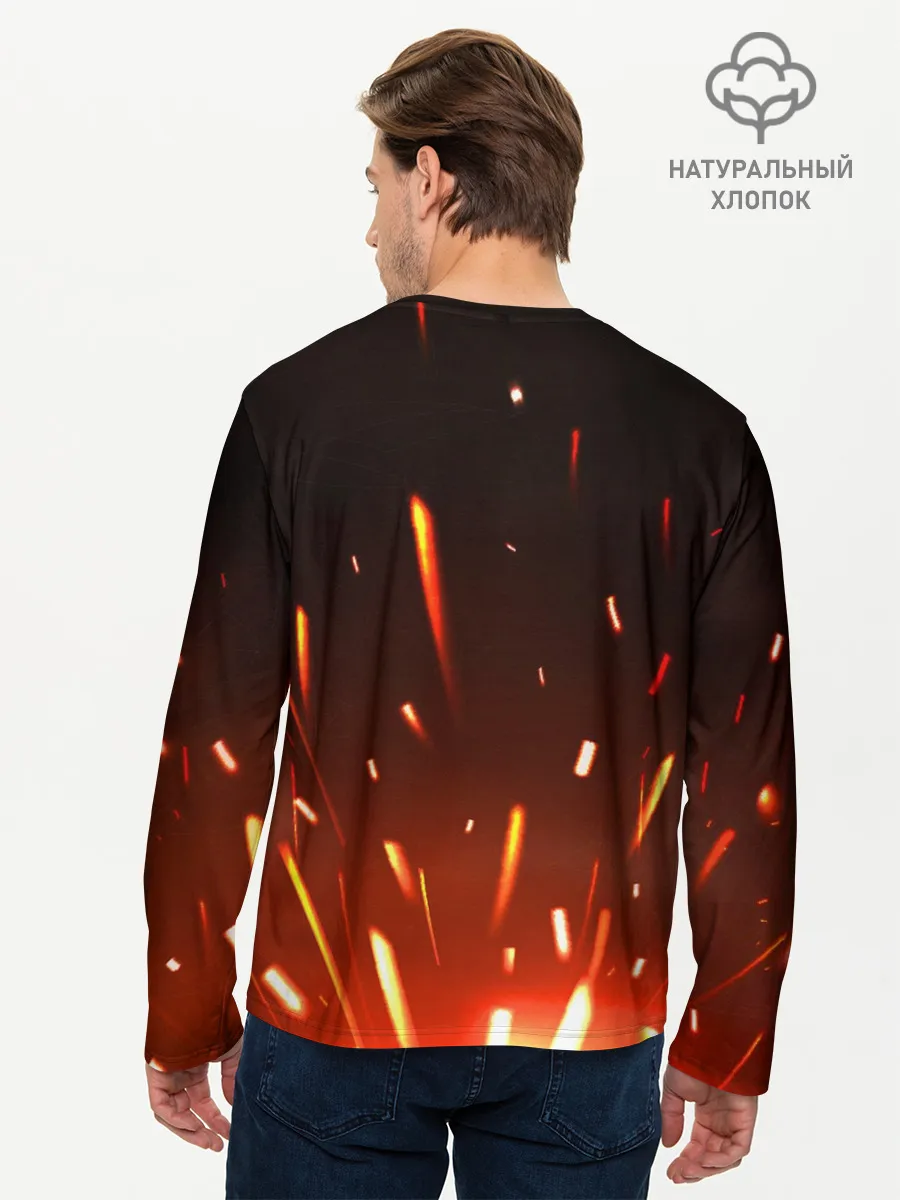 Мужской лонгслив базовый / CHEVROLET