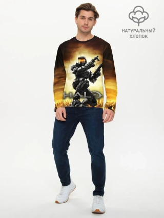 Мужской лонгслив базовый / Halo Infinite