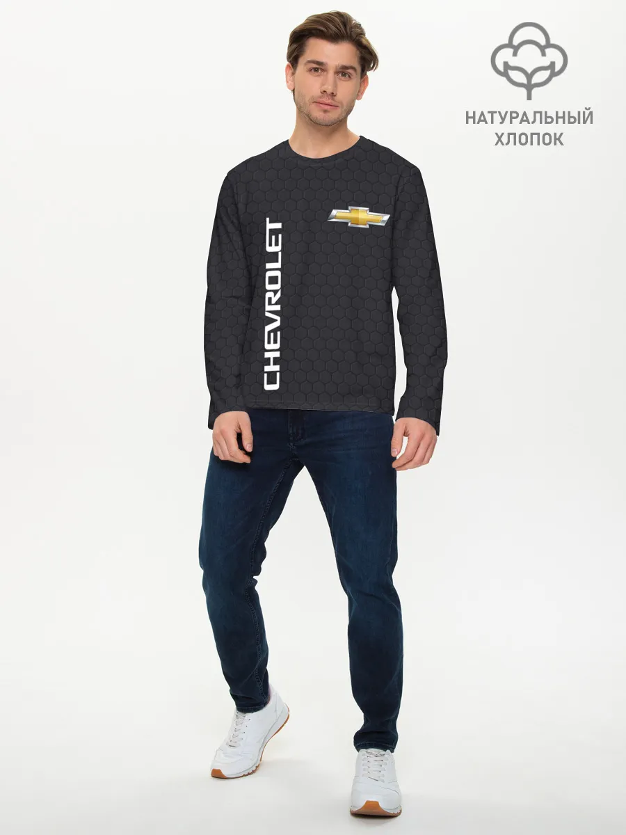 Мужской лонгслив базовый / CHEVROLET