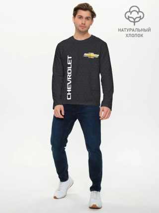 Мужской лонгслив базовый / CHEVROLET
