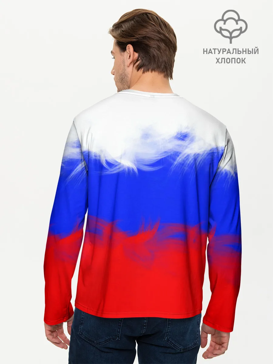 Мужской лонгслив базовый / Россия.