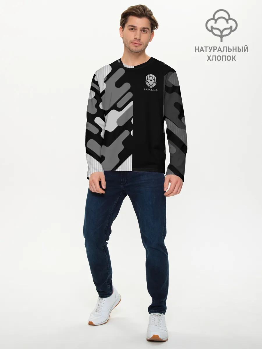 Мужской лонгслив базовый / Halo