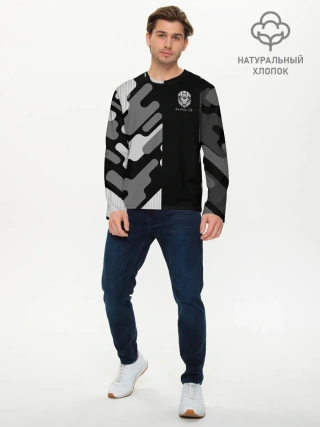 Мужской лонгслив базовый / Halo