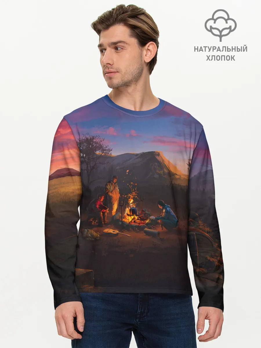 Мужской лонгслив базовый / ATOM RPG