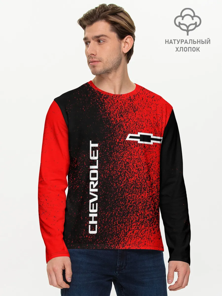 Мужской лонгслив базовый / CHEVROLET