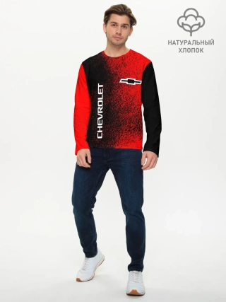 Мужской лонгслив базовый / CHEVROLET