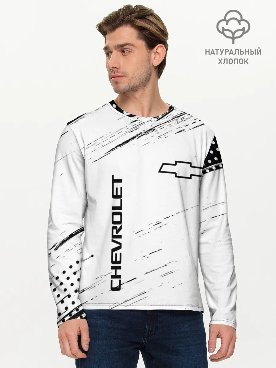Мужской лонгслив базовый / CHEVROLET