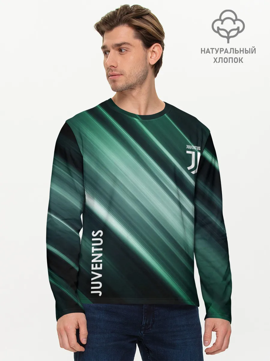Мужской лонгслив базовый / Juventus