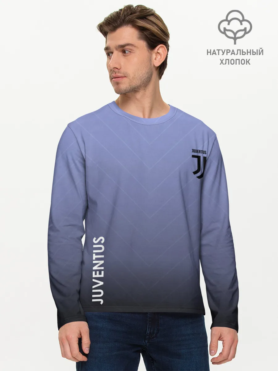 Мужской лонгслив базовый / Juventus