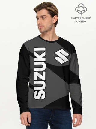 Мужской лонгслив базовый / SUZUKI