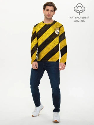 Мужской лонгслив базовый / Real Madrid