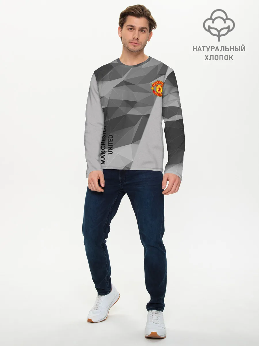 Мужской лонгслив базовый / Manchester United