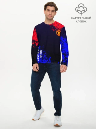 Мужской лонгслив базовый / Manchester United