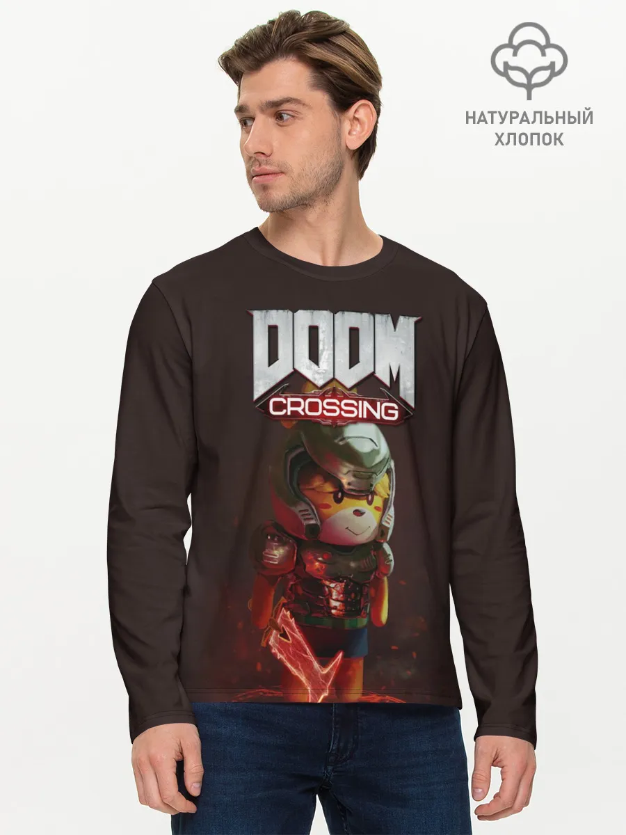 Мужской лонгслив базовый / Doom Crossing