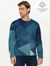 Мужской лонгслив базовый / DARK BLUE