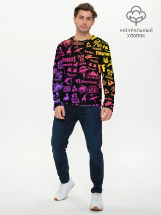 Мужской лонгслив базовый / FORTNITE PARTY EVENT / ФОРТНАЙТ