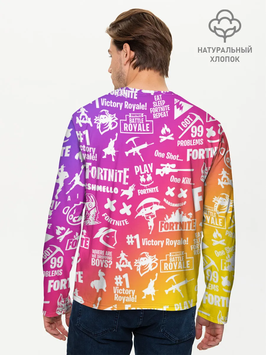 Мужской лонгслив базовый / FORTNITE PARTY EVENT