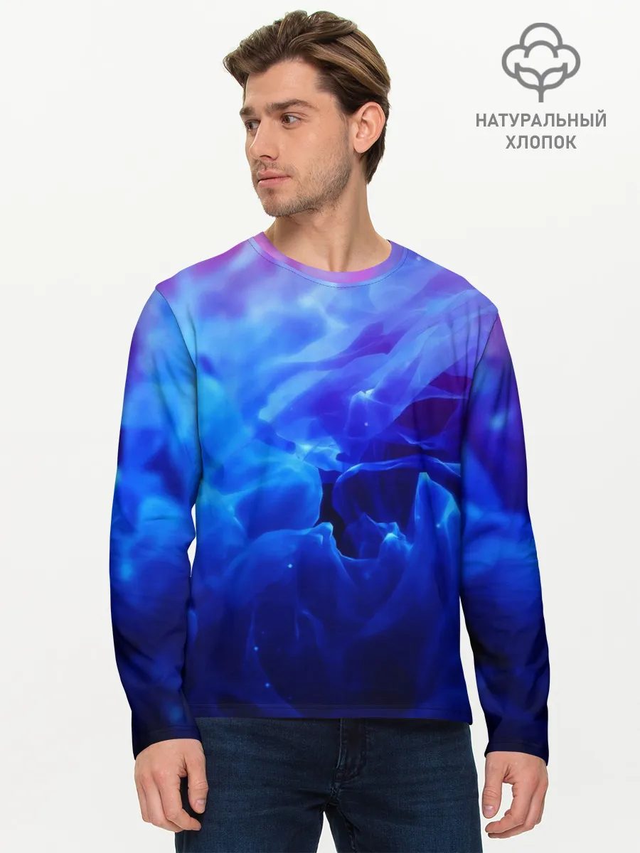 Мужской лонгслив базовый / fire