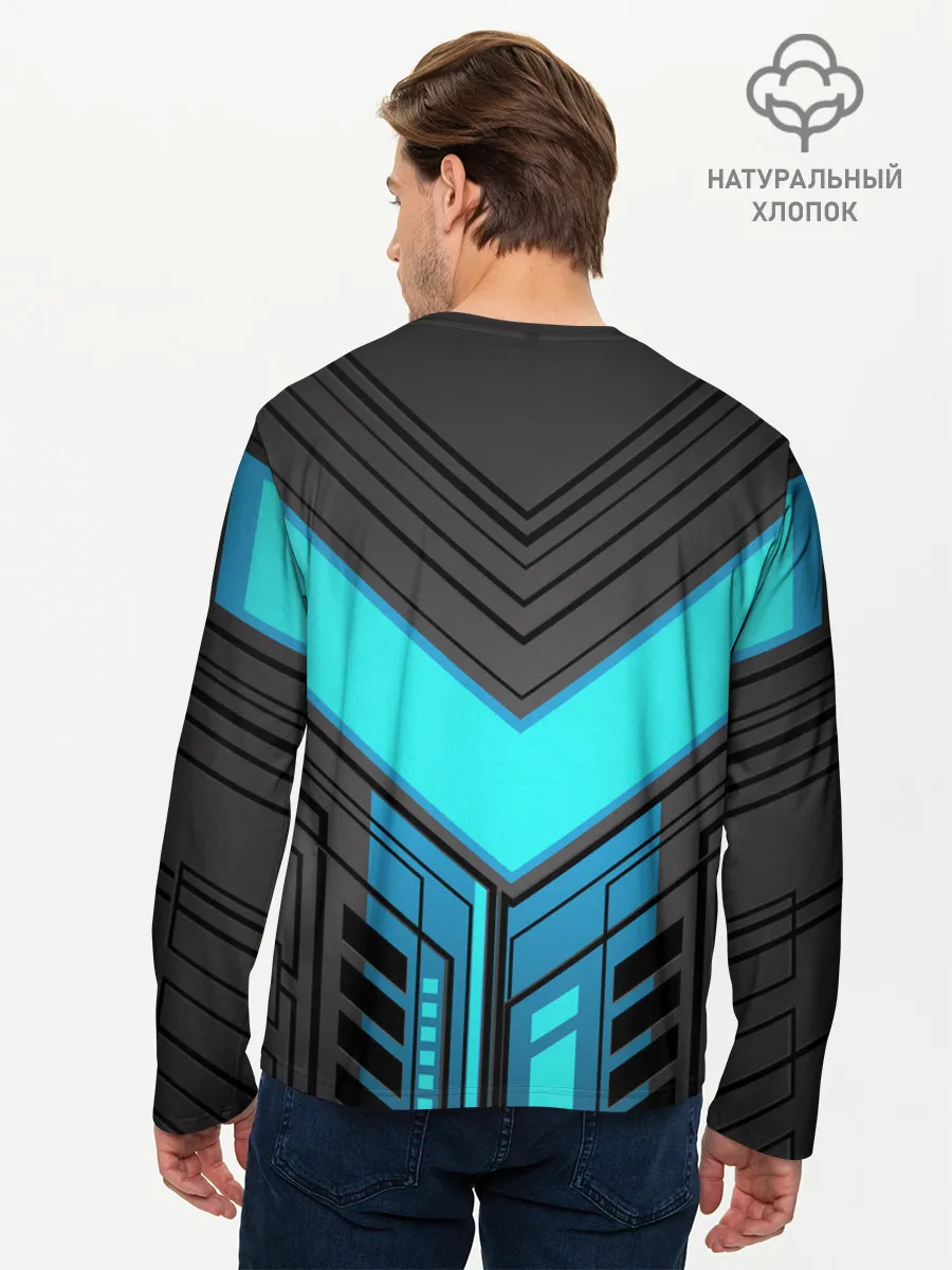 Мужской лонгслив базовый / Halo