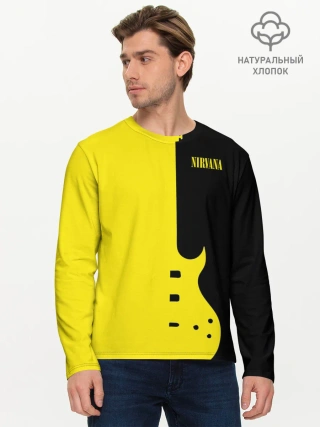 Мужской лонгслив базовый / Nirvana