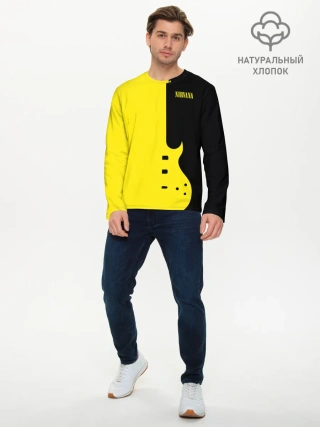 Мужской лонгслив базовый / Nirvana