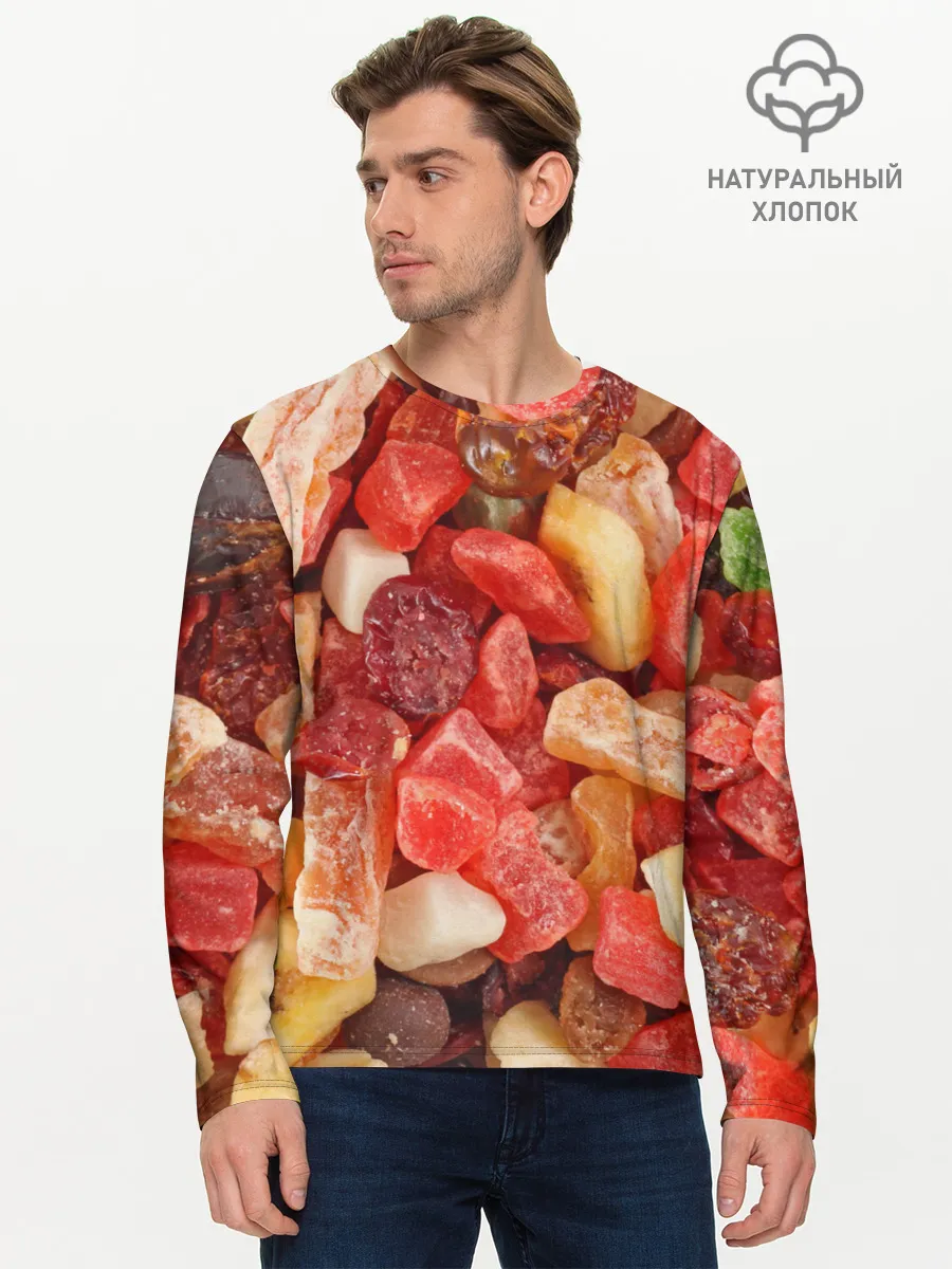 Мужской лонгслив базовый / Цукаты