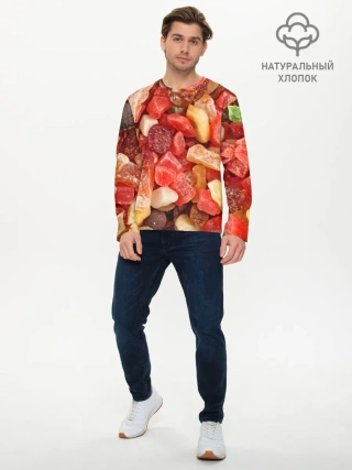 Мужской лонгслив базовый / Цукаты