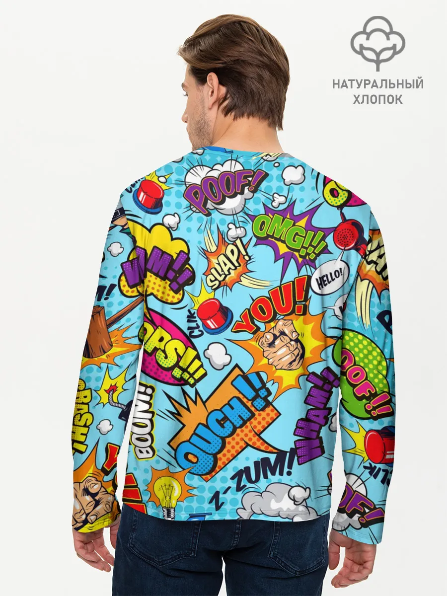 Мужской лонгслив базовый / COMICS ART