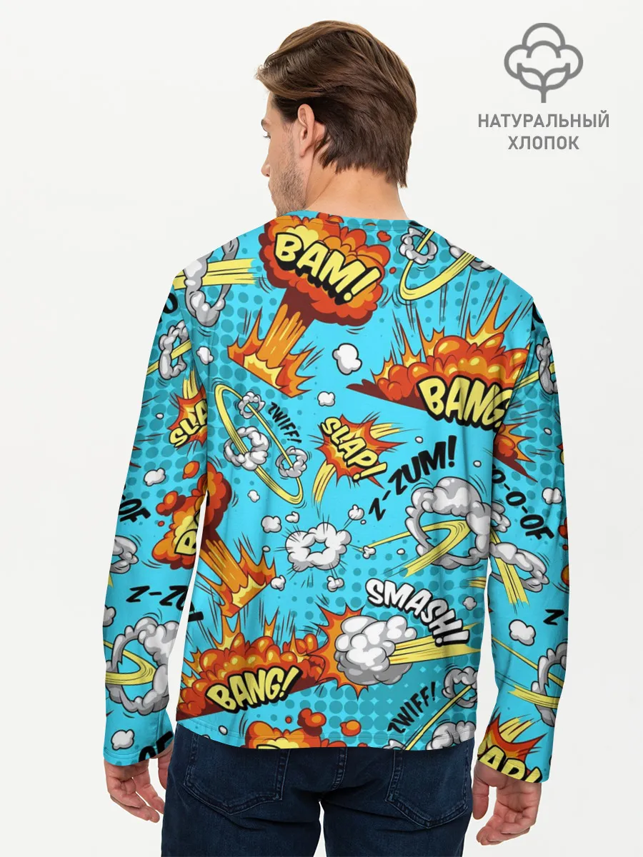 Мужской лонгслив базовый / COMICS ART