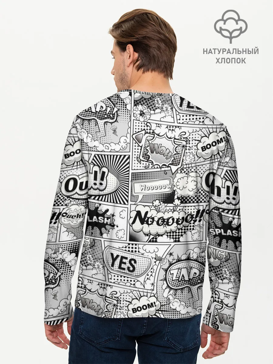 Мужской лонгслив базовый / COMICS ART