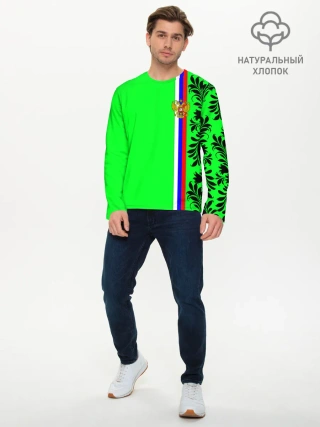 Мужской лонгслив базовый / Россия