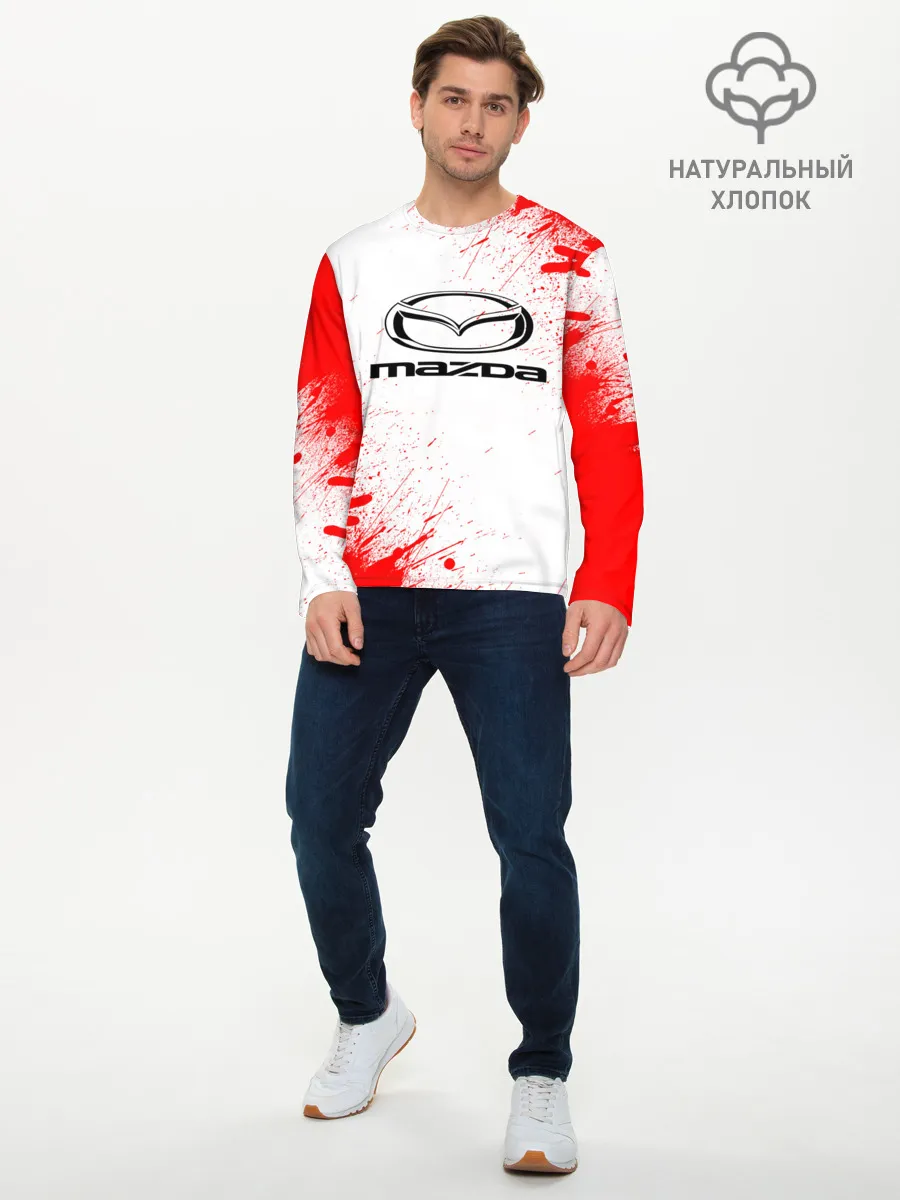 Мужской лонгслив базовый / mazda