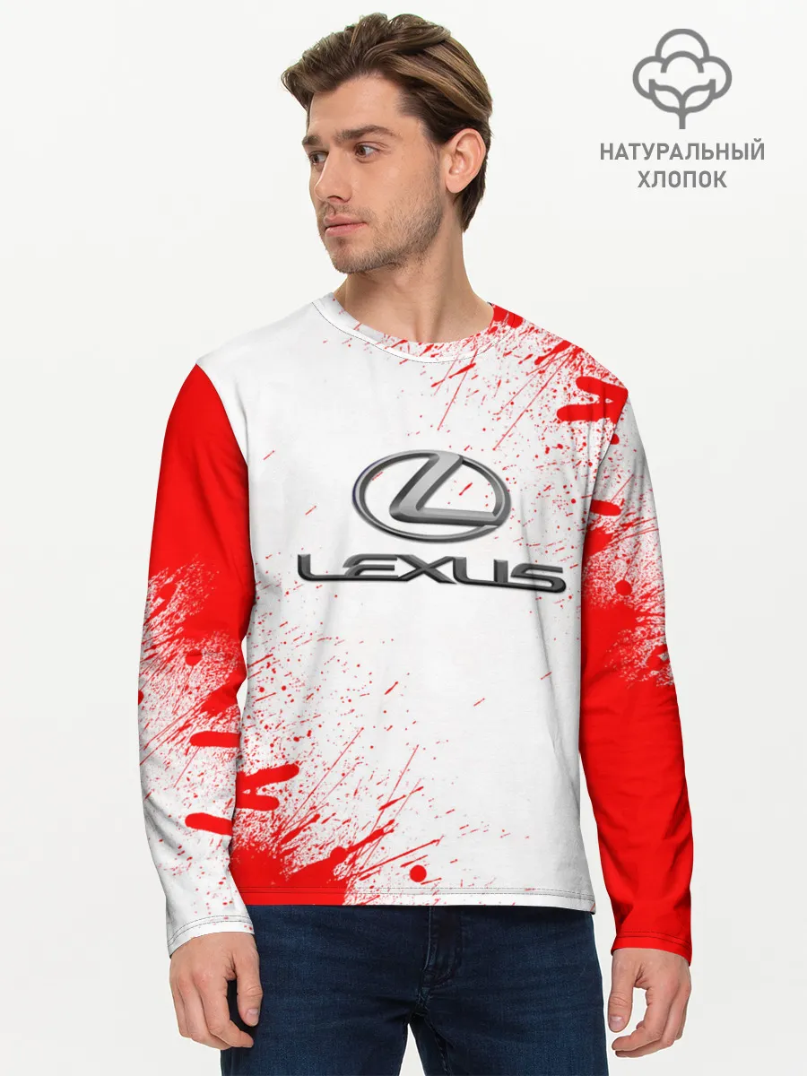 Мужской лонгслив базовый / lexus