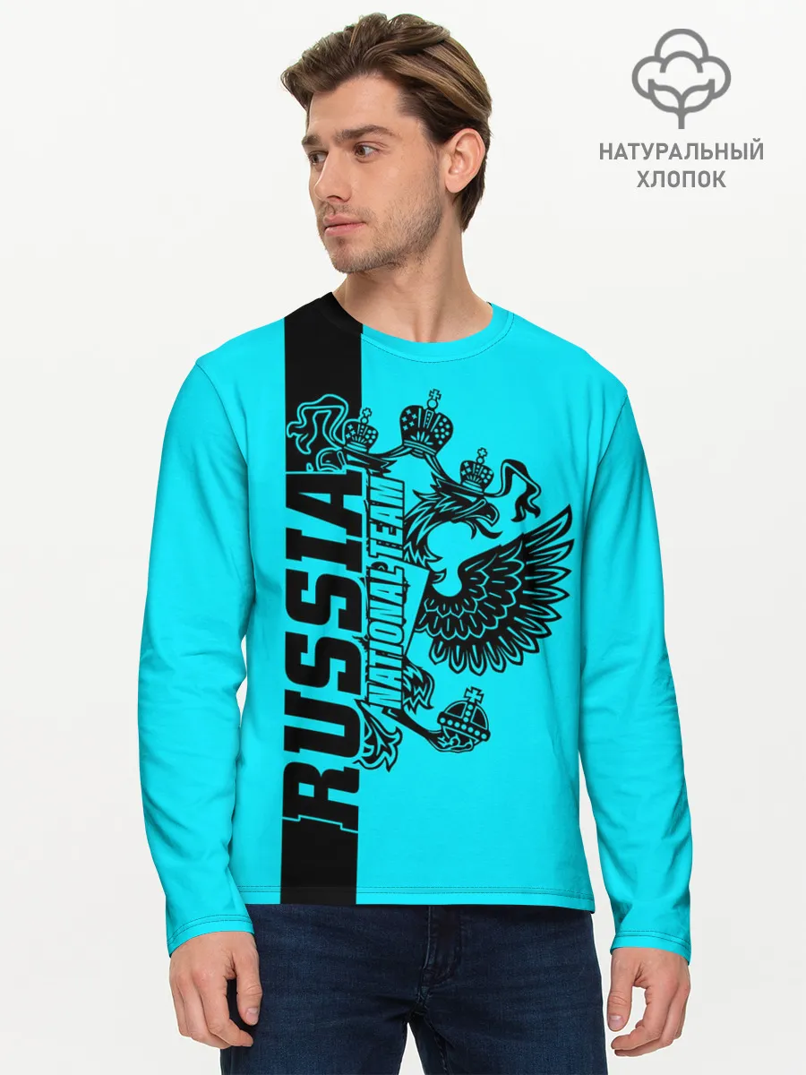 Мужской лонгслив базовый / Russia national team